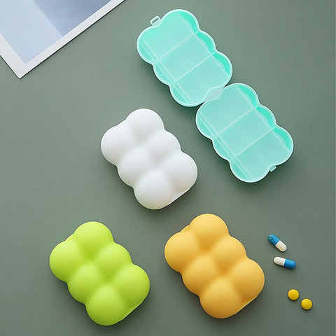 6 Grid Waterproof Medicine Pill Box For Storage Travel Pill Case Vitamins Container Plastic Box Capsules Organizer For Tablets