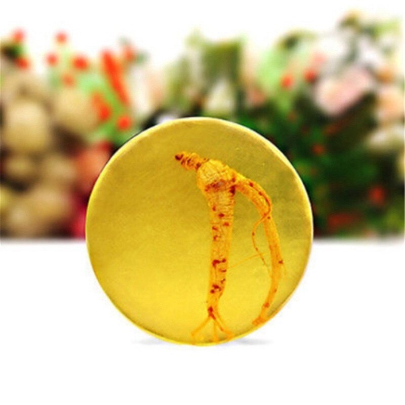 1PC Ginseng Handmade Soap Chinese Herb Honey Kojic Acid Soap Whitening Shrink Pores Body Face Skin Care Moisturizing 100g