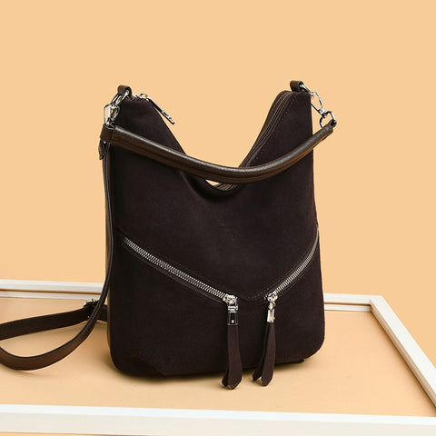 Fashion Soft Leather Shoulder Crossbody Bags for Women Luxury Handbag Women Bag High Quality Suede Tote Bag Female Messenger Bag