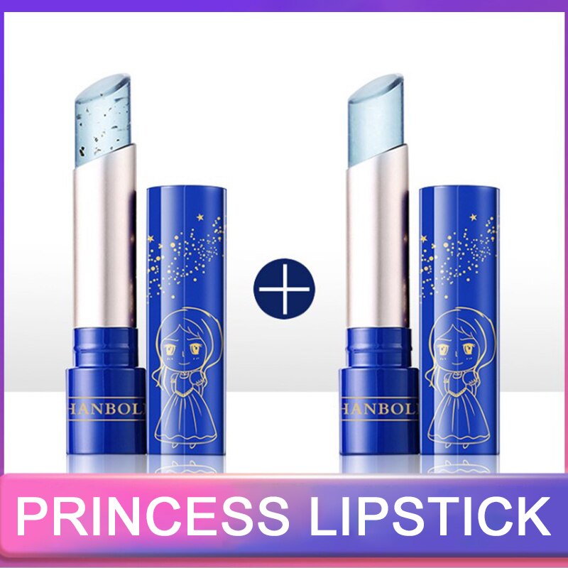 New Crystal Jelly Lipstick Magic Temperature Color Changing Lip Nutritionous Easy To Wear Waterproof lasting Moisturizer TSLM1