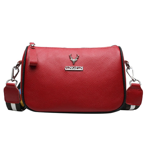 Women Handbags 100% Genuine Leather Women's Bag High Quality Soft Cowhide Female Shoulder bag Fashion Luxury Brand Messenger Bag