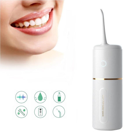Water Flosser Professional Cordless Dental Oral Irrigator 280ML Water Tank USB Rechargeable Waterproof Teeth Braces Cleaner