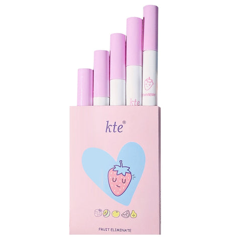 2/5 Color Cigarette Lip Gloss Set For Lips Makeup Long Lasting Matte Lipsticks Tint For Lips Waterproof Non-stick Cup TSLM1