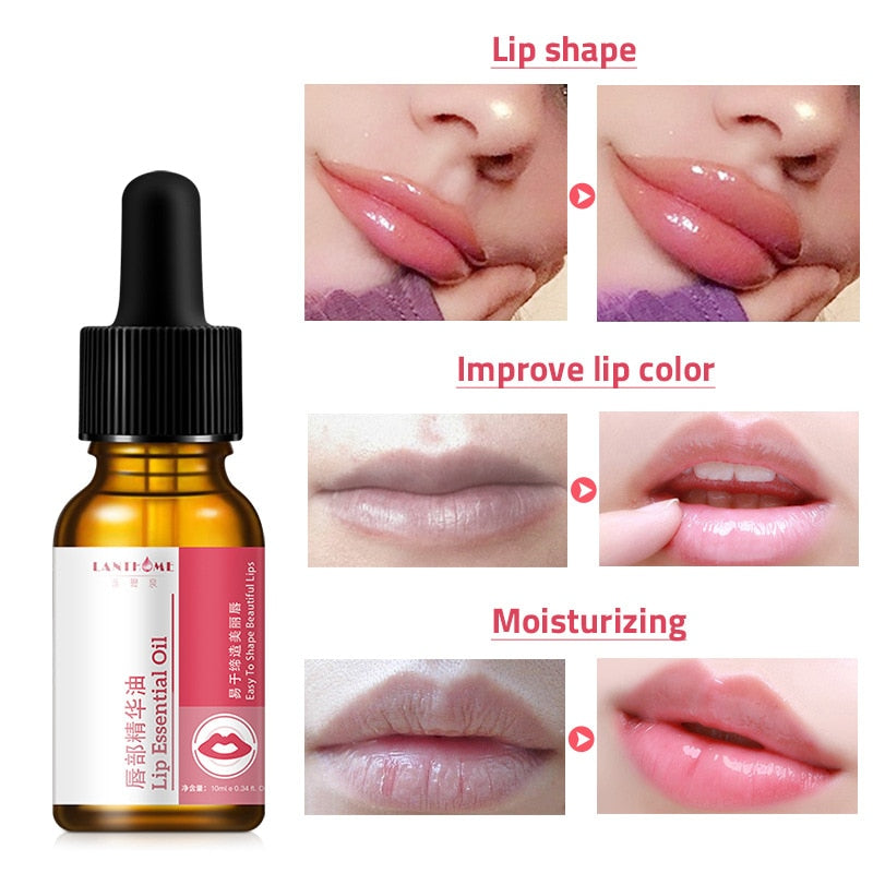 Natural Lip Essence Oil Dispel Lips Dry Increase Moistening Eliminate Lip Lines Reduce Melanin Degree Lip Plumper Oil