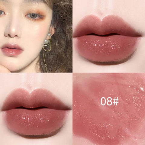 Beyprern 10 Colors Lip Gloss Velvet Matte Air Lip Glaze Waterproof Moisturizing Long Lasting Not Easy To Fade Lipstick Lips Makeup TSLM1