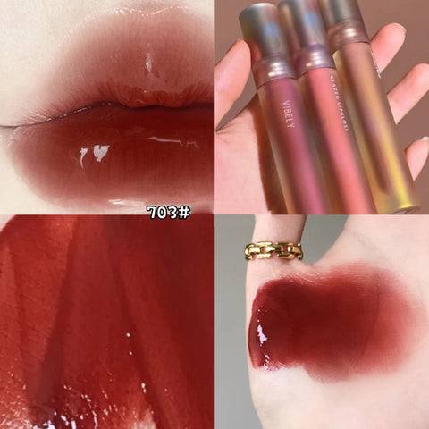 Beyprern 1 Pcs Lipstick Beautiful Moisturizing Long Lasting Nonstick Cup Velvet Silky Lip Gloss Not Fade Makeup Cosmetics For Girl Women