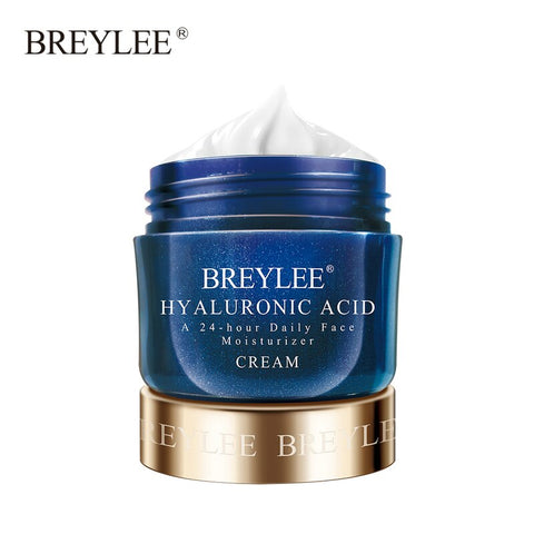 BREYLEE Hyaluronic Acid Moisturizer Face Cream For Expensive Whitening Facial Skin Care A 24-hour Daily Acne Treatment Cream 40g