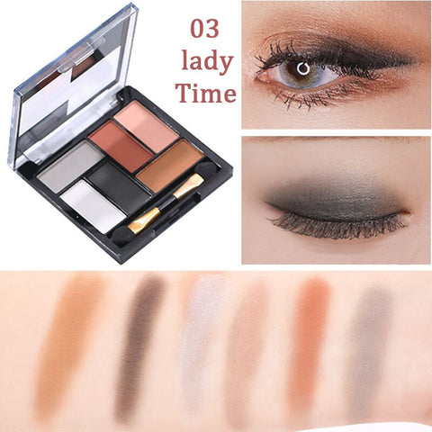 9 Colors Nude Eyeshadow Powder Makeup Palette Matte Shimmer Eye Pigmented Powder Make Up New Warm Earth Color Eyeshadow