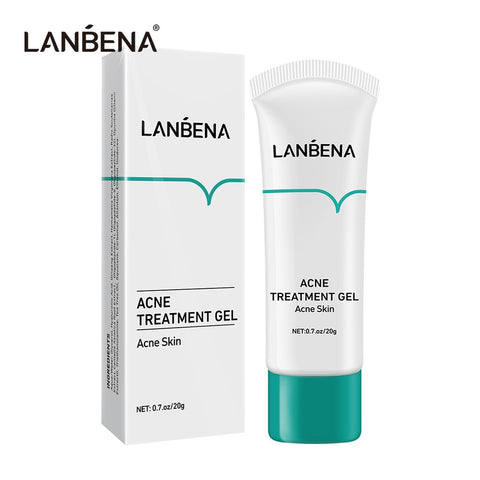LANBENA Acne Treatment Face Cream Blackhead Removal Damage Fade Marks Repair Acne Scars Gel Shrink Pores Whitening Skin Care 20g