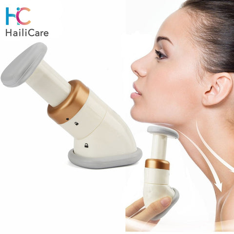Mini Portable Neck Slimmer Neckline Exerciser Chin Massager Reduce Double Chin Thin Skin Jaw Body Massager Health Care Tool