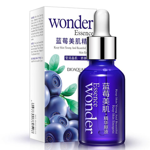 BIOAQUA Blueberry Face Lifting Serum Anti Aging Wonder Essence Skin Care Anti Wrinkle Serum Of Youth Organic Cosmetic Charm