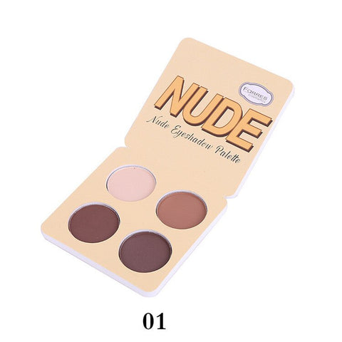 Brand Makeup Matte Eye Shadow Palette 4 Color The Nude Balm Minerals Powder Pigments Cosmetics Glitter Eyeshadow Make Up Palette