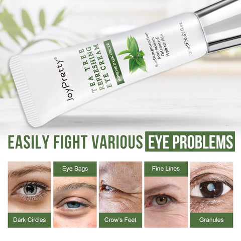 Joypretty Tea Tree Acne Refreshing Eye Cream Anti Dark Circle Moisturizing Anti Puffiness Cream Eye Care 20ml