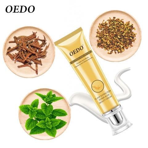 Plant Extraction Repair Acne Cream Ginseng Scutellariae Extract Face Care Acne Treatment Skin Care Facial Cream Whitening 20g