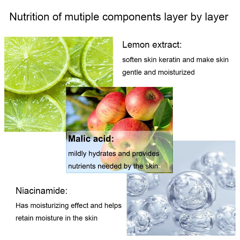 Fruit Acid Exfoliation Gel Soften keratin Peeling Facial Scrub Moisturizing Whitening Repair  Skin Care Body Scrub 80g