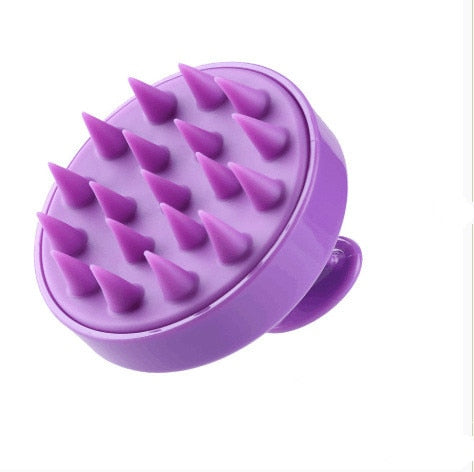 Christmas Gift Thanksgiving Silicone Head Body To Wash Clean Care Hair Root Itching Scalp Massage Comb Shower Brush Bath Spa Anti-Dandruff Shampoo