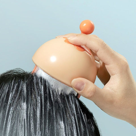 Silicone Head Body Scalp Massage Brush Care Tool Comb Shampoo Hair Washing Comb Shower Brush Bath Spa Slimming Massage Brush