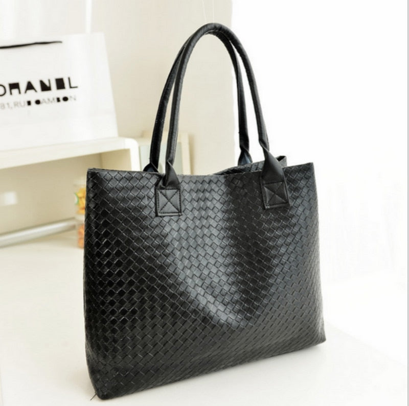 Women's Fashion Casual Shoulder Bag Handle Bag Lady Large Capacity Purse Soft Leather Female Big Tote Shopping Bag