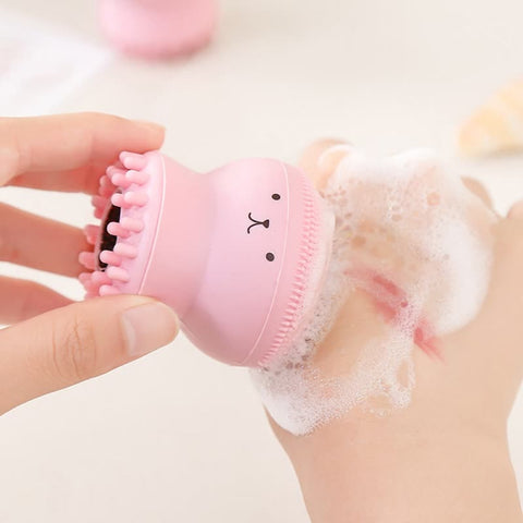 Silicone Cleansing Brush Cleansing Pore Cleaner Exfoliating Washing Brush Skin Massage Massage Washing Tools TXTB1