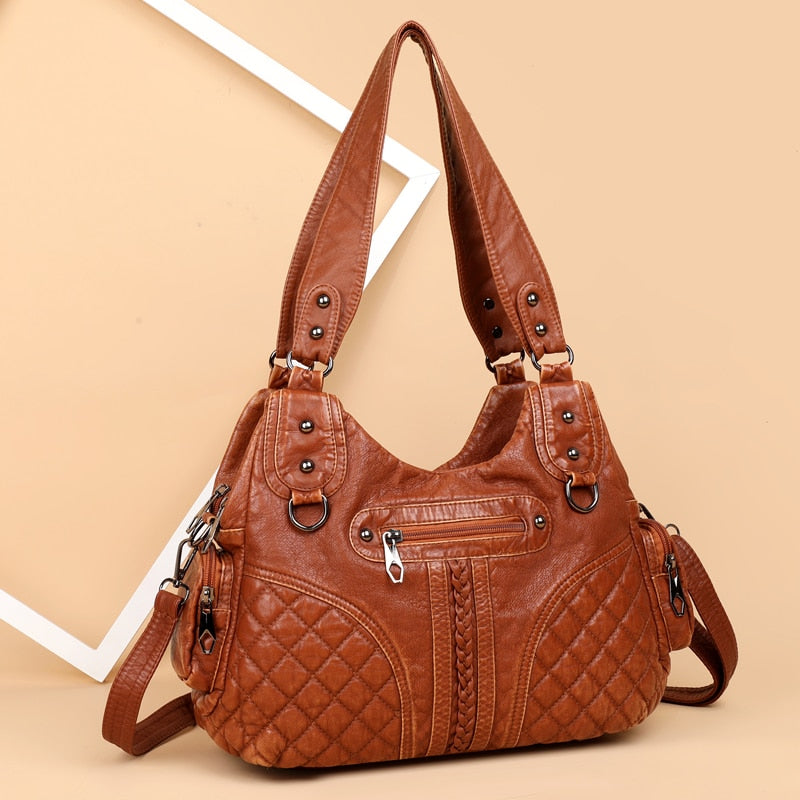 High Quality Leather Luxury Handbags Women Shoulder Bags Designer Crossbody Bag for Women Bag Fashion Female Messenger Bag Purse