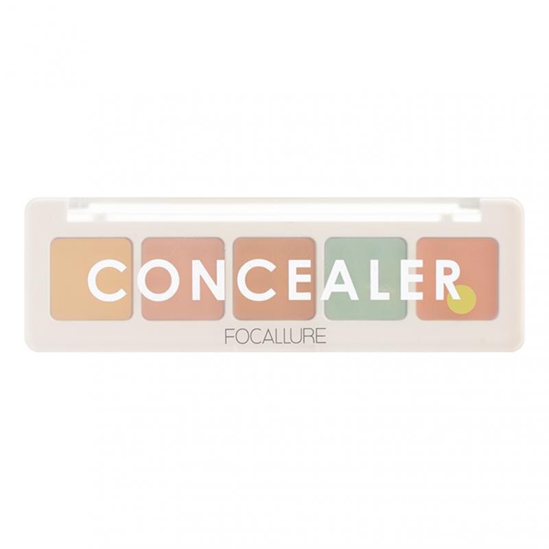 Five Color Concealer Palette Natural Long Lasting Face Makeup Cover Dark Circles Acne Cosmetics Maquillaje TSLM1