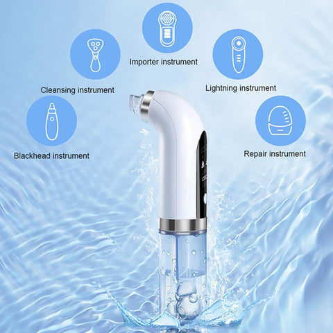 Blackhead Remover Pore Acne Cleaner Electric Vacuum Small Bubble Water Cycle Skin Deep Clean USB Rechargeable Beauty Care Tool