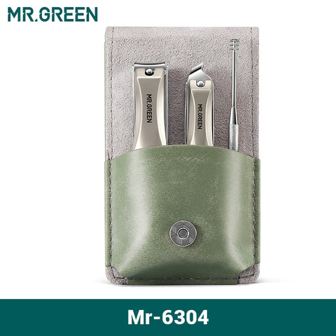 MR.GREEN Manicure Set Surgical Grade Scissors Stainless Nail Clippers Tool Pedicure Set Home Portable Travel Kit Nail Scissor