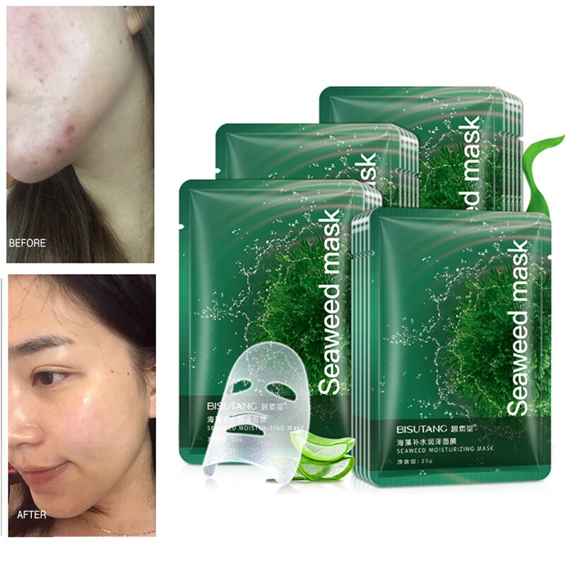 Seaweed Moisturizing Mask Shrinkage Pores Moisturizing and Effective Replenishing Surface Film Skin Care Products
