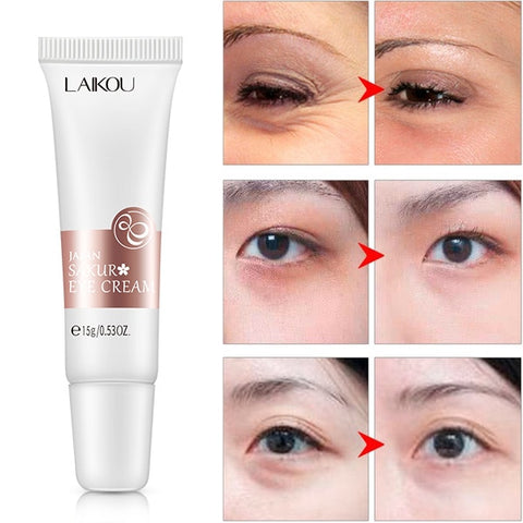 Eye Cream Sakura Serum Anti-Wrinkle Anti-Age Remove Dark Circles Eye Care Against Puffiness And Bags Hydrate Eye Care TSLM1