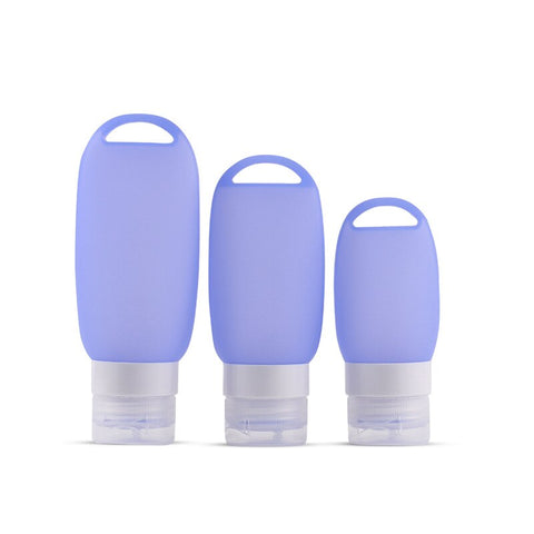 90ML Empty Silicone Travel Kit Packaging Per Bottle Leak-proof Water Bottled Shampoo Shower Gel Small Sample Container TSLM1
