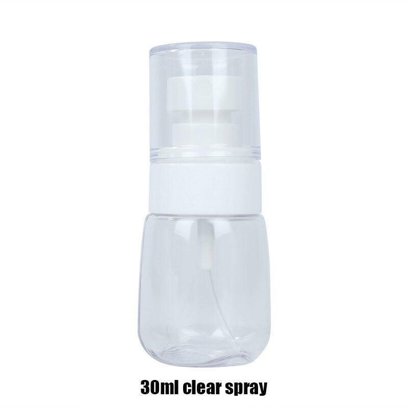 1Pcs High Quality 30ml 60ml 100ml  Fine Mist Spray Bottle Plastic Lotion Pump Empty Bottle Travel Perfume Water Plastic Refill