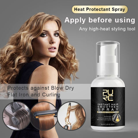 PURC Hair Treatment Morocco Argan Oil Hair Spray and Hair Mask Sets Repairs Frizzy Hair Smoothing for Women Gift