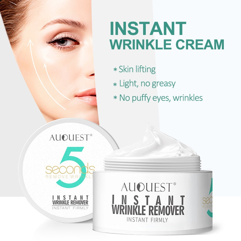 Instant Wrinkle Cream 5 Seconds Remove Puffy Eyes Anti Aging Firm Lifting Makeup Beauty Skin Care