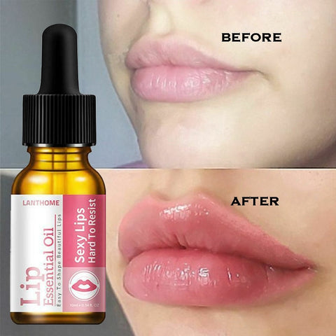 Beyprern 10Ml Lip Plumper Nourish Oil Remove Dead Skin Moisturizing Essence Anti Ageing Wrinkle Lighten Lip Lines Lip Care Essential