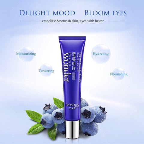 20g BIOAQUA Wonder Blueberry Eye Cream Aging Wrinkles Nourishing Moisturizing Anti-Aging Anti-Puffiness Dark Circle Skin Care