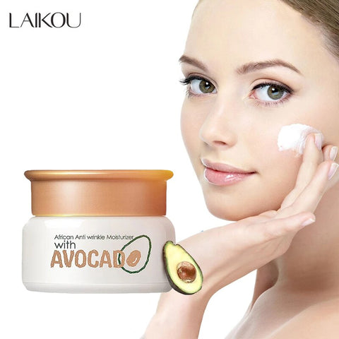 Laikou Africa Anti-wrinkle Moisturizer Avacado Anti-cracking Nourish Tender Anti Aging Skin Whitening Serum skin Care Face Cream