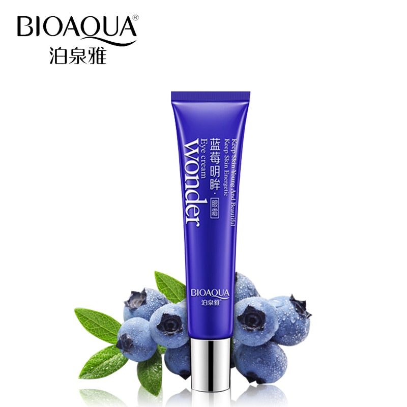 bioaqua eyes creams firming eye anti puffiness dark circles under eye remover anti wrinkle anti age skin care blueberry