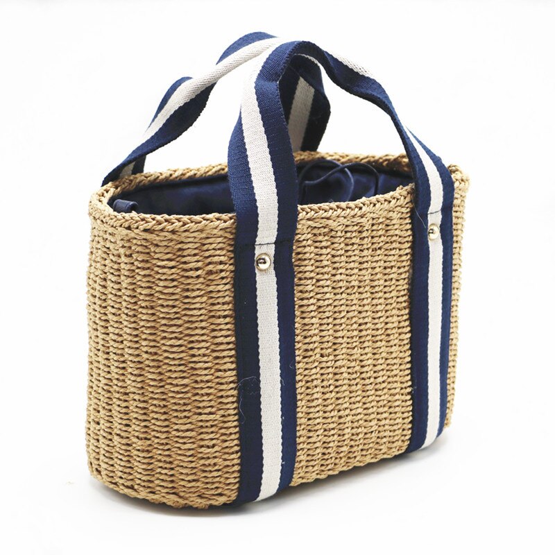 Women Natural Handbag Braided 2023 New High Quality Rattan Bag Beach Straw Bag Crossbody Summer Bags