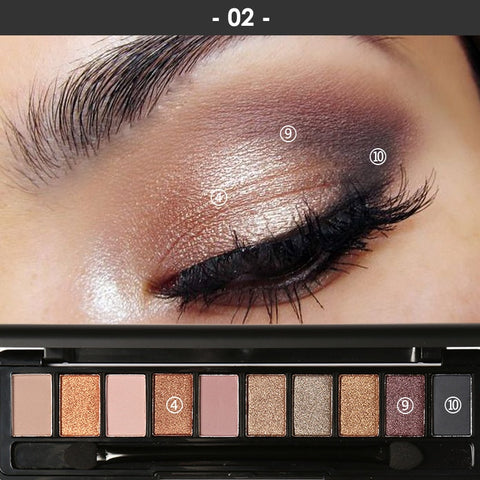 Cosmetics Eyeshadow Palette Naked Pigment Waterproof Soft Nude Glitter Matte Shadows Professional Make-up for Women