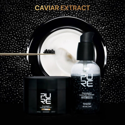 PURC Caviar Extract Chronologiste Luxury Hair Treatment Set Make Hair More Soft and Smooth 2020Best Hair Care Products