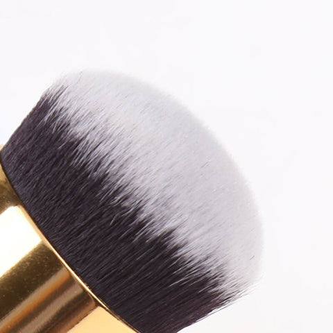 Chubby Pier Foundation Brush Portable Flat Cream Makeup Powder Brushes Professional Cosmetic Brushes