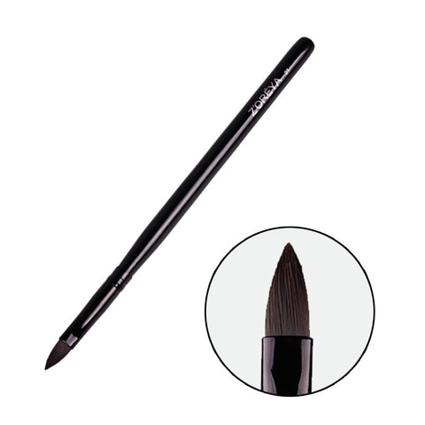 Black Makeup Brushes Wooden Handle Microbrashes Lipstick  Applicator Lip Concealer Brush