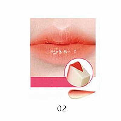 Beyprern 8 Color Gradient Color Korean Bite Lipstick V Cutting Two Tone Tint Silky Moisturzing Nourishing Lipsticks Balm Lip Cosmetic New
