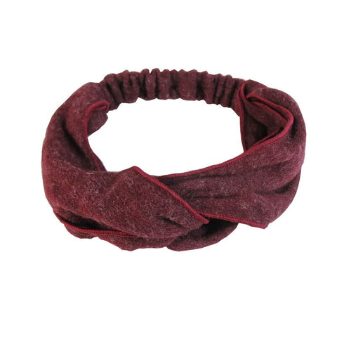 Hair Accessory Fashion Woolen Hair Band Headband Bandanas Elastic Soft HeadbandS Hair Accessory Solid  Intersect Headbands