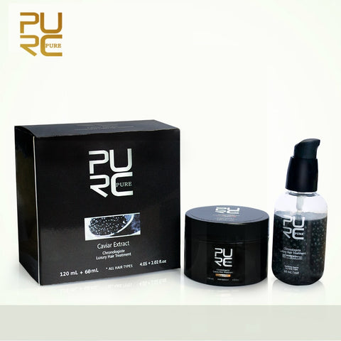 PURC Caviar Extract Chronologiste Luxury Hair Treatment Set Make Hair More Soft and Smooth 2020Best Hair Care Products