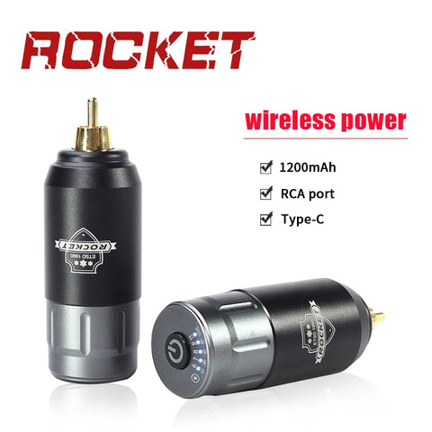 Powerful Rocket Mini With Battery Set Tattoo Rotary Machine Tattoo Short Pen Wireless Machine Accessories for Tattoo