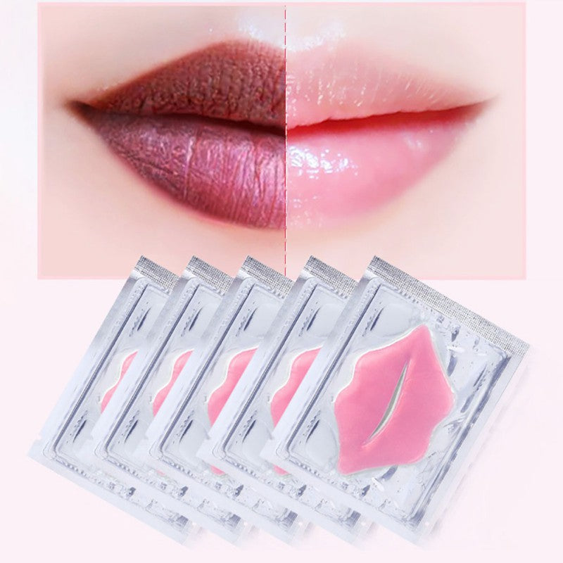 5Pcs Beauty Collagen Lip Mask Lip plumper Moisturizing Nourish Anti Aging Anti Winkles Deep Hydrating korean cosmetics Skin Care
