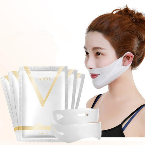1Pcs 4D V Face Lifting Mask Slimming Face Mask Eliminate Double Chin Edema Lifting Firming Facial Line V Shape Lift Patch
