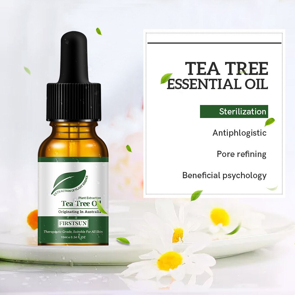 Tea Tree Essense Oil Relieve The Redness Sensitive Skin Anti Acne Pimple Scar Acne Treatment Care