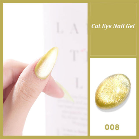 9D Wide Cat Eye Nail Gel For Nail Art New Colorful Soak Off Gel Polish Shiny Bright Silver UV Gel Nail Gel Polish Enamel Lacquer